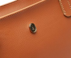 Bolsa Shopping Grande Bag Charm Marrom