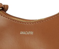 Bolsa Tiracolo Baguete Média Arredondada Marrom