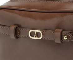 Bolsa Tiracolo Média Madri Verniz Marrom