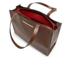 Bolsa Shopping Grande Valentina Marrom
