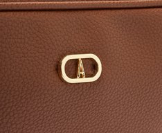 Bolsa Tiracolo Média Atemporal Marrom