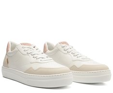 Tênis de Amarrar Nati Branco e  Rosa