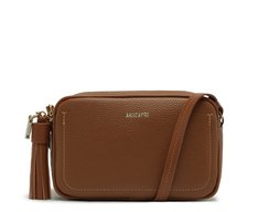 Bolsa Tiracolo Pequena Retangular Marrom