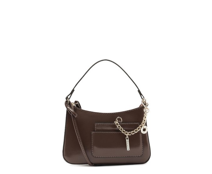 Bolsa Tiracolo Pequena Ivory Marrom