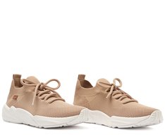 Tênis Sporty Knit Bege