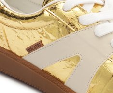 Tênis Chuteira New Ana Metalizado Dourado