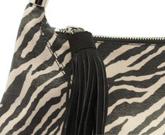 Bolsa Tiracolo Grande Lumina Animal Print Zebra