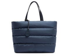Bolsa Shopping Grande Nylon Fluffy Azul