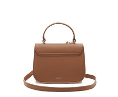 Bolsa Tiracolo Média Fecho Giratório Marrom Cinnamon | Anacapri