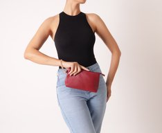 Necessaire Chaveiro Corrente Vermelha