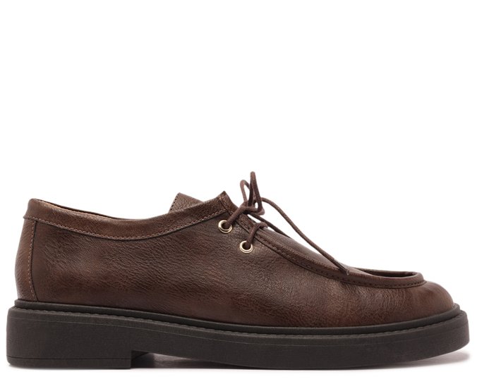 Mocassim Oxford Amarração Marrom Cinnamon