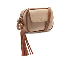 Bolsa Tiracolo Pequena Eco Soft Bege