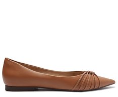 Sapatilha Tiras Na Gáspea Marrom