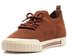 Tênis Knit Texturizado Alê Marrom