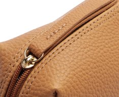 Bolsa Tiracolo Média Arredondada Marrom
