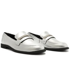 Mocassim Pala Glam Prata