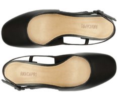 Sapatilha Slingback Basic Salto Bloco Preta