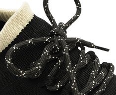 Tênis Knit Sola Alta Gorgurão Preto
