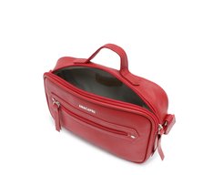 Bolsa Tiracolo Média Bolso Frontal Vermelha