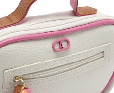 Bolsa Tiracolo Pequena Bolso Frontal Barbicacho Branca