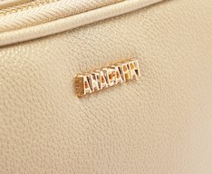 Bolsa Tiracolo Média Alça Redonda Dourada