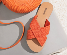 Rasteira Laranja Color Vibes