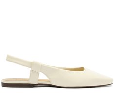Sapatilha Slingback Minimal Branca