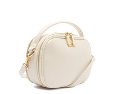 Bolsa Tiracolo Média Alça Redonda Branca