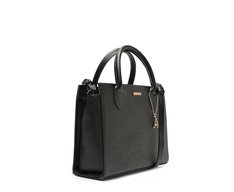 Bolsa Tote Média Pingente Anacapri Preta
