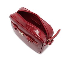 Bolsa Tiracolo Média Madri Verniz Vermelha