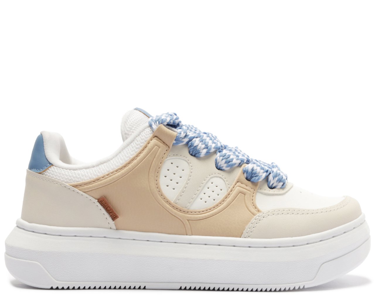 anna キープ Tênis BF Anacapri Skater Multineutro Atacador Azul | Anacapri