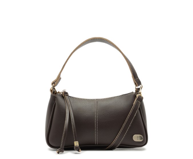 Bolsa Tiracolo Média New Marina Marrom Cinnamon