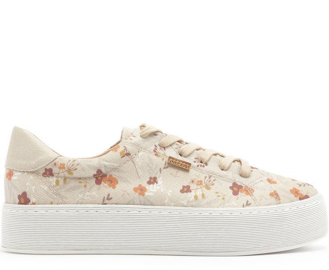 tenis flatform floral