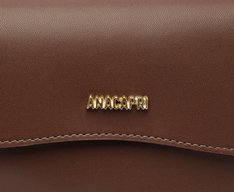 Bolsa Tiracolo Média Dome Marrom