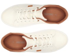 Tênis Basic Branco e Marrom