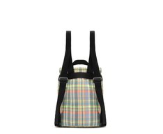 Mochila Média Xadrez Azul