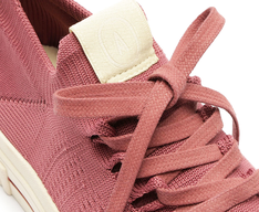 Tênis Knit Sola Alta New Alê Rosa