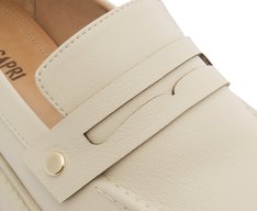 Mocassim Nude Detalhe Removível