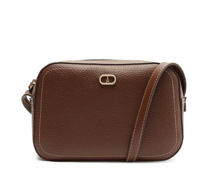 Bolsa Tiracolo Média Office Marrom