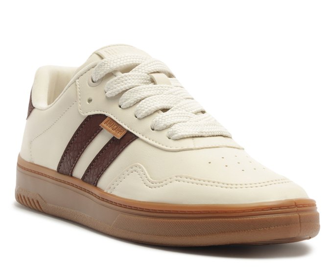 Tênis Lua Bege e Marrom