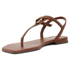 Rasteira Slim Elo Marrom