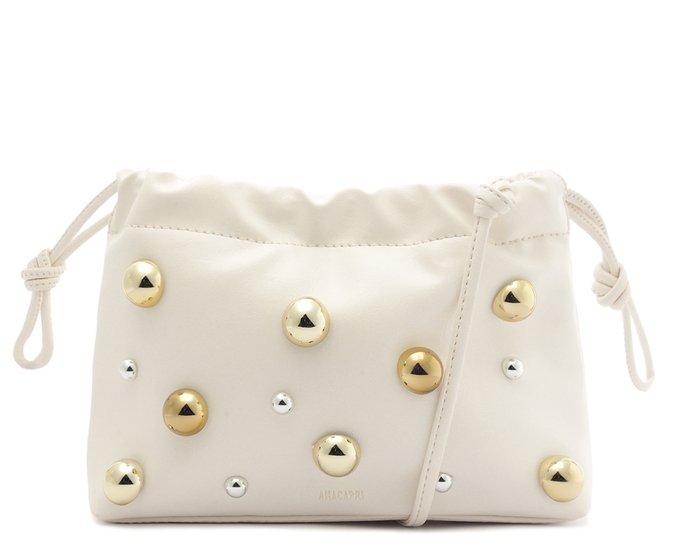 Bolsa Tiracolo Média Rocker Branca