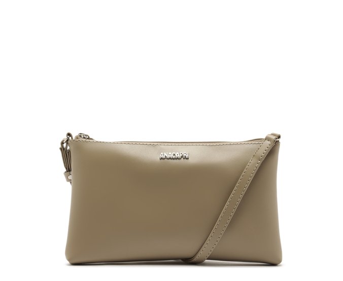Bolsa Tiracolo Pequena Snake Cinza