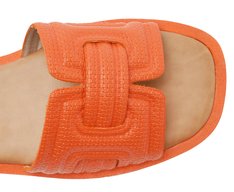 Rasteira Entrelaçada Tressê Laranja