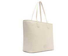 Bolsa Shopping Grande Minimalista Branca