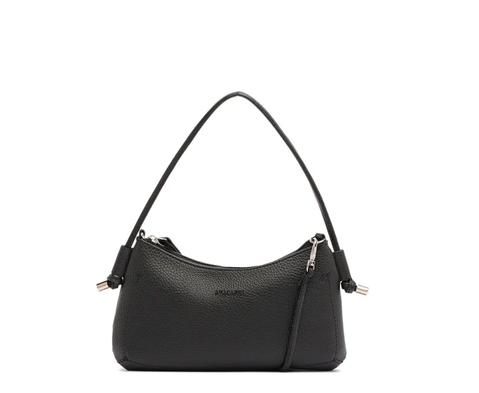 Bolsa Tiracolo Média Baguete Box Preta