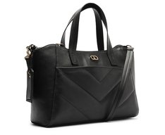 Bolsa Tote Grande Matelassê Zig Preta