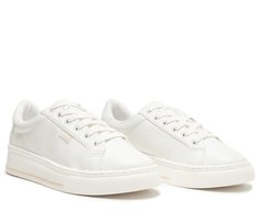 Tênis Flatform Branco Com Detalhe na Sola