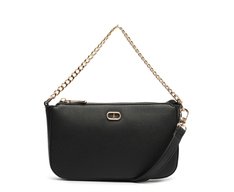 Bolsa Tiracolo Pequena Corrente Preta