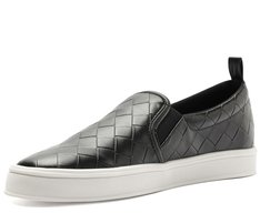 Tênis Slip On Sola Alta Texturas Preto
